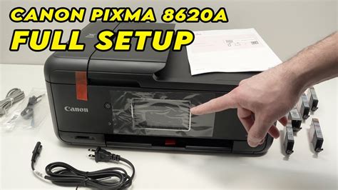 How to Wi-Fi Setup How to Canon Pixma TR8620a & TR8622 Printer With PC Computer - YouTube