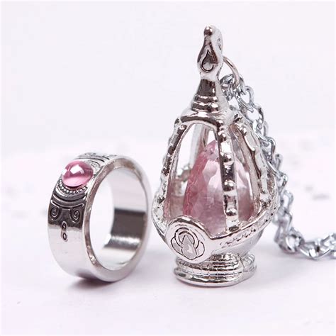 Puella Magi Madoka Magica Soul Gem Necklace Cosplay For Girls Crystal Necklace Jewelery Set ...