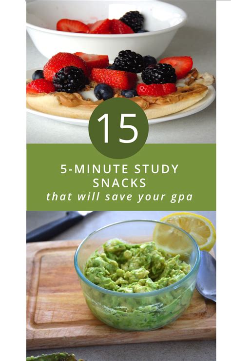 5-Minute Study Snacks That Will Save Your GPA and Your Life Healthy Study Snacks, Healthy Food ...