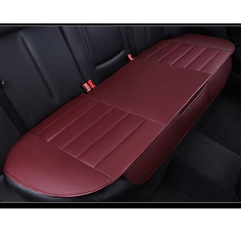 OTOEZ Deluxe Leather Car Rear Seat Cover Back Bench Cushion Full ...