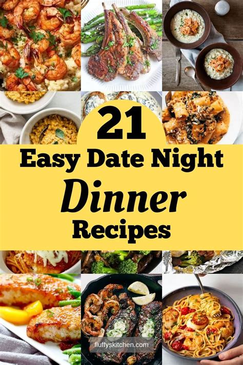 21 Easy Date Night Dinner Recipes - Fluffy's Kitchen