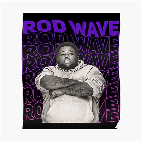 "Rod Wave Merch Rod Wave Pink Logo" Poster for Sale by carlosmendez ...