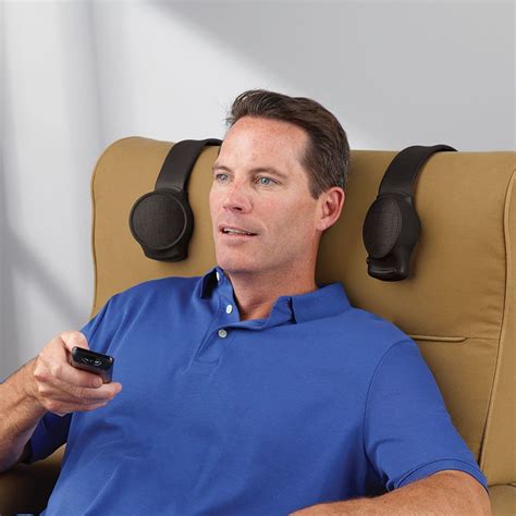 The Armchair Wireless TV Speakers - Hammacher Schlemmer | Tv speakers, Speaker, Tv head