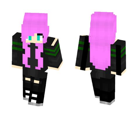 Download Pink Hair Girl Minecraft Skin for Free. SuperMinecraftSkins