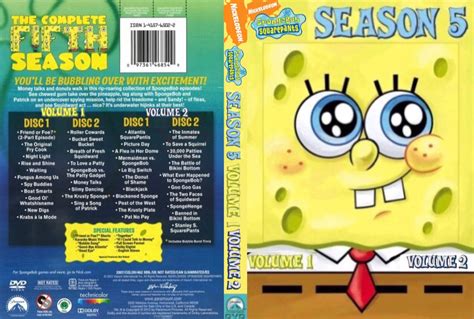 Custom DVD cover for SpongeBob Season 5 by CARLOSOOF10 on DeviantArt