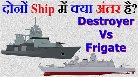 Frigate vs Destroyer: दोनों Warship में क्या अंतर है? - YouTube