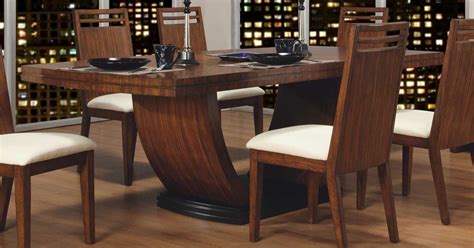 Homelegance Zebrano Pedestal Dining Table 1369-84 at Homelement.com