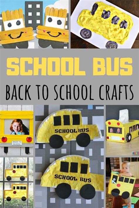 Easy School Bus Crafts for Back to School - Red Ted Art - Kids Crafts