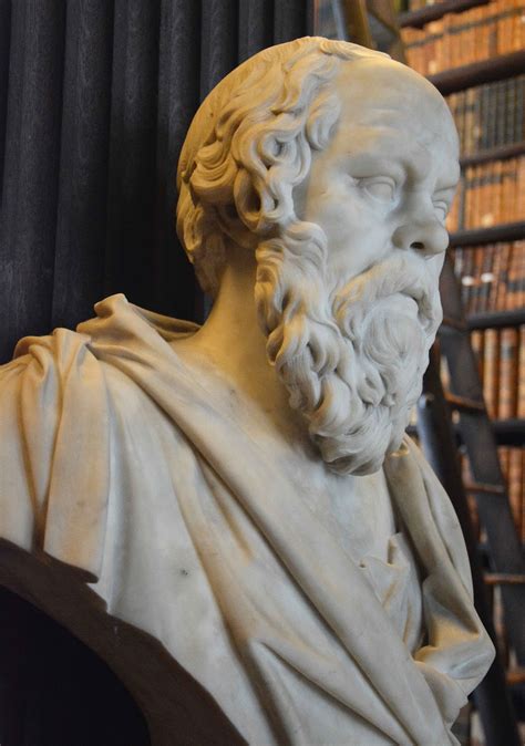 Bath, Art and Architecture: Bust of Socrates in the Long Room, Trinity ...