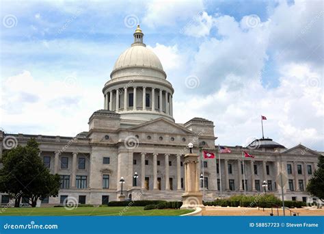 Arkansas Capital Building stock image. Image of state - 58857723