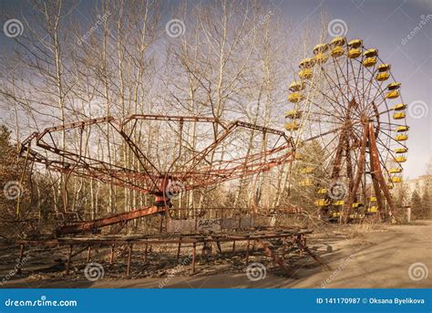 Abandoned Amusement Park in Pripyat, in Chernobyl Exclusion Zone ...