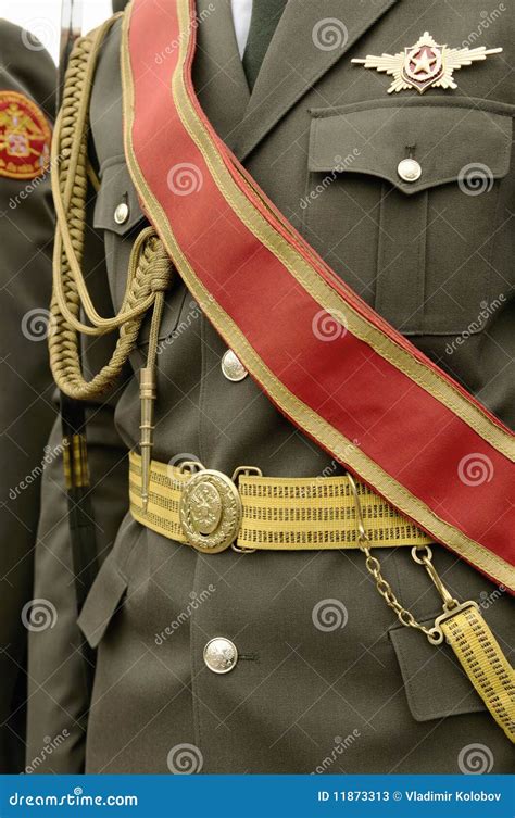 Army dress parade uniform. stock image. Image of image - 11873313