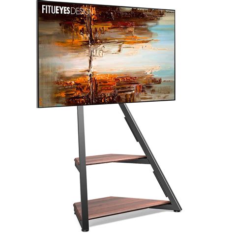 Buy FITUEYES Corner Floor TV Stand for 43 50 55 65 Inch TV, Modern TV Stand with Mount for LCD ...