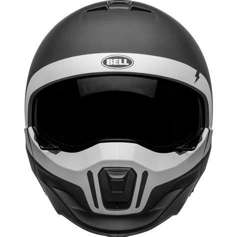 Bell Broozer Cranium Matte Black/White Helmet - Get Lowered Cycles