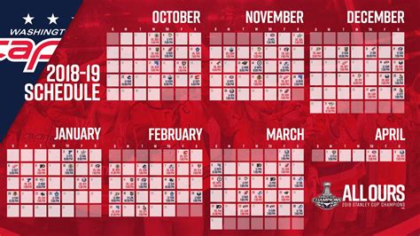 2018-19 Washington Capitals schedule released - Marylandsportsblog.com