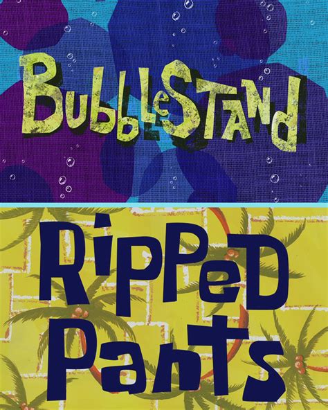 Spongebob Ripped Pants Episode