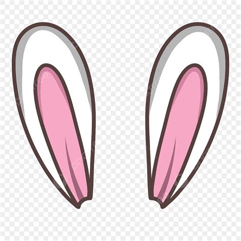 Cute Bunny Ears Clipart Transparent Background, White Bunny Ears Clipart, Bunny Ears Clipart ...