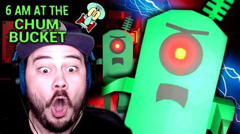 PLANKTON TURNED ME INTO CHUM!! | 6AM at the Chum Bucket - Revisited - YouTube