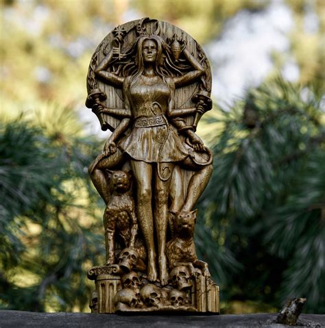 Hecate Statue Greek Goddess God Altar Sculpture - Etsy