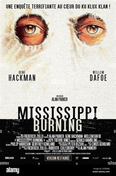 Mississippi Burning Year : 1988 USA Director : Alan Parker French poster Stock Photo - Alamy