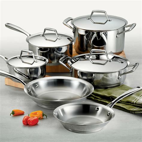 Tramontina Gourmet Prima 10 Piece Stainless Steel Cookware Set | Wayfair