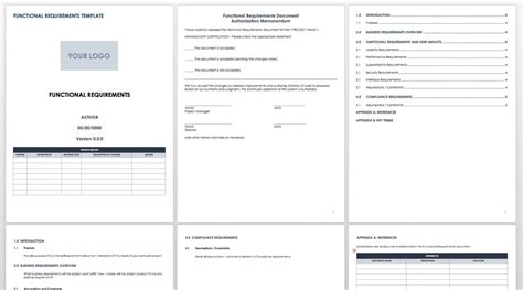 Sample Functional Specification Template | The Document Template