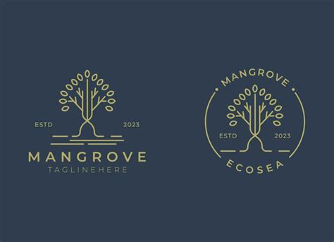 Mangrove tree logo design template 27196705 Vector Art at Vecteezy