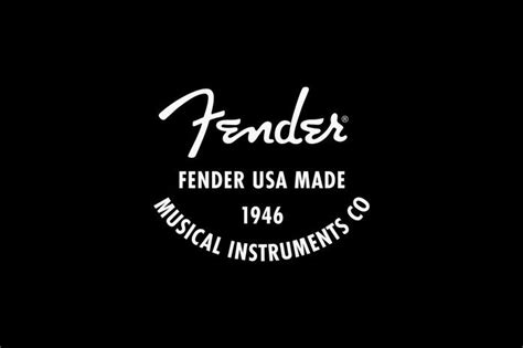 Fender | Fender, Fender guitars, Luxury logo design