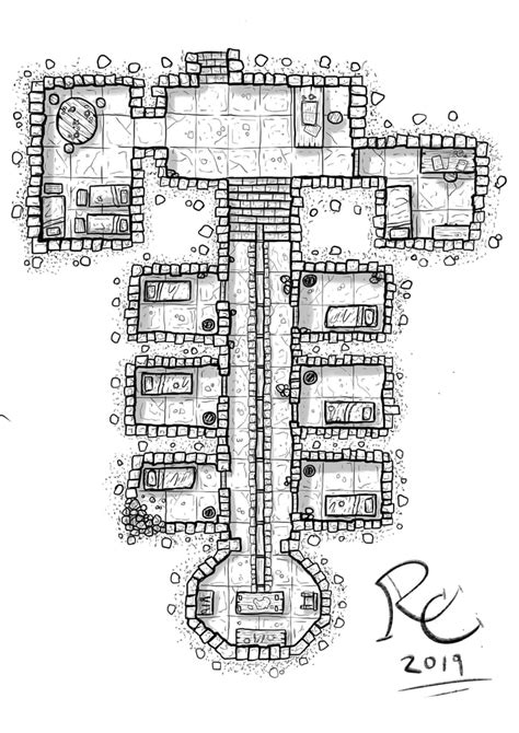 D&D Prison Map - Limpiar Wallpaper