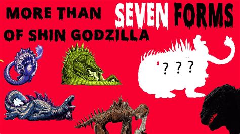 Shin Godzilla All 8 Forms - Printable Form, Templates and Letter