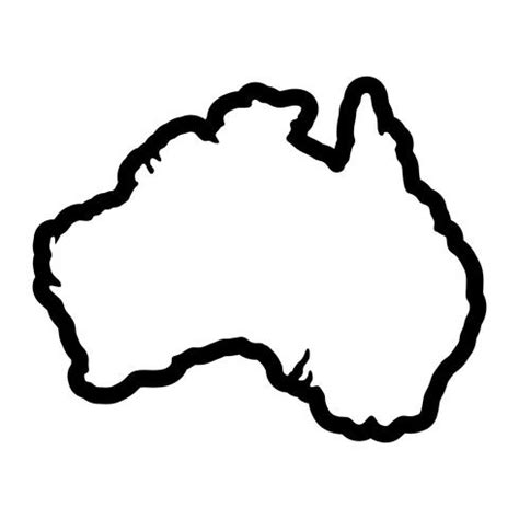 Australia Map Geography Shape vector icon 551154 Vector Art at Vecteezy