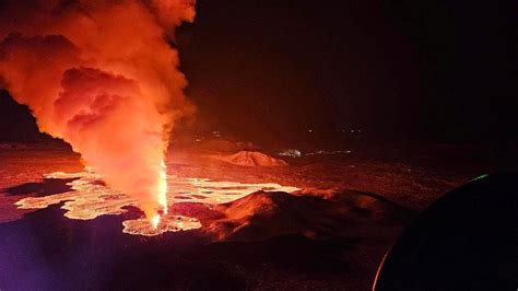 Volcano erupts in Iceland for 3rd time in 2 months - ABC News