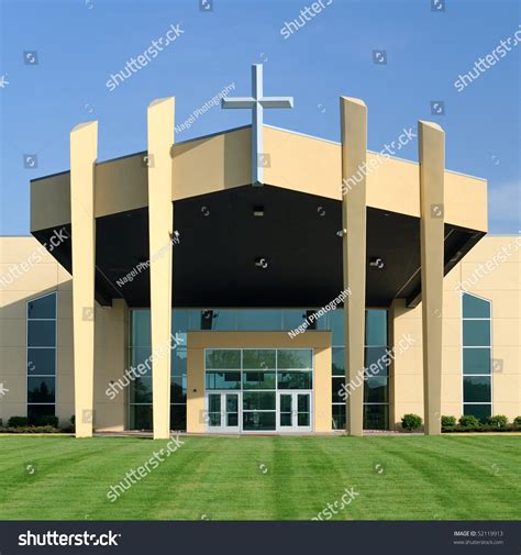 Entrance Modern Church Stock Photo 52119913 | Shutterstock