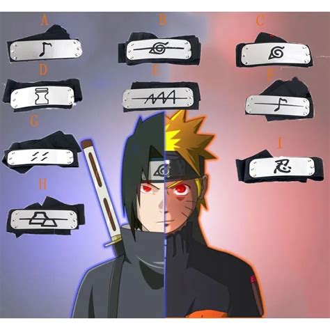 Naruto Headband Akatsuki Members Cosplay Costume Uchiha Itachi Hoshigaki Kisame Deidara | Lazada PH