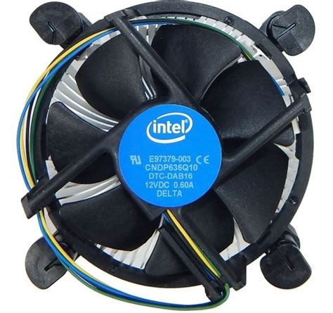 Cooler Stock Intel 1150, 1151, 1151 V2, 1155/6 E97379 Nuevo | Mercado Libre