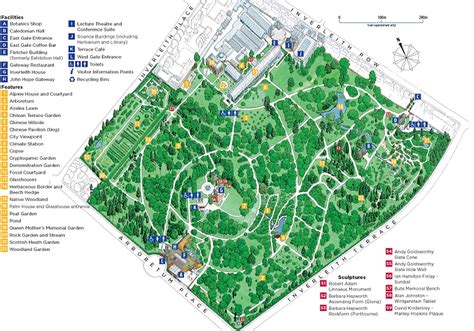 Royal Botanic Garden, Inverleith - 1870 Map