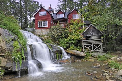 Mill Shoals Falls Near Rosman NC Photograph by Willie Harper - Fine Art ...