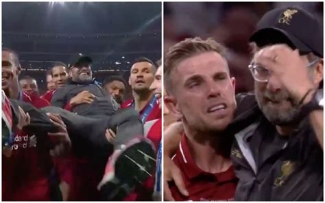 Video: Emotional scenes as Klopp celebrates Liverpool win