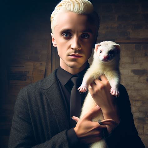 Draco Malfoy (Ferret) (Ai Generated) by JoshuaECW21985 on DeviantArt