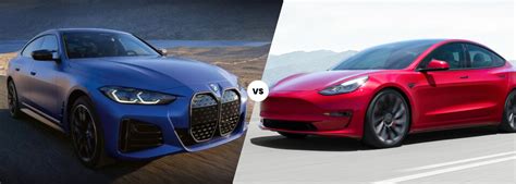 2022 BMW i4 vs. 2022 Tesla Model 3 | Comparing High-End EVs