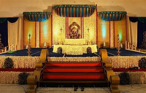 Simple Kerala Wedding Stage Decorations