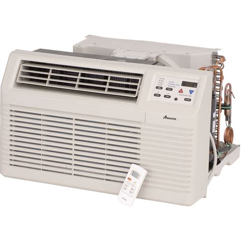 Amana Air Conditioner/Heat Pump — 9000 BTU Cooling/8500 BTU Electric Heating, 26in., Model ...