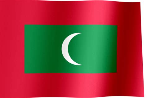 Flag of the Maldives (GIF) - All Waving Flags