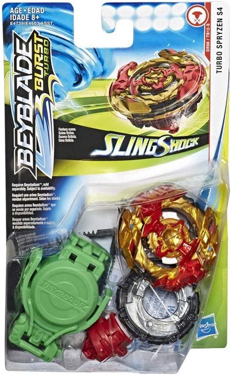 Beyblade Burst Turbo Slingshock Starter Pack Top and Launcher Spryzen S4, Battling Tops - Amazon ...