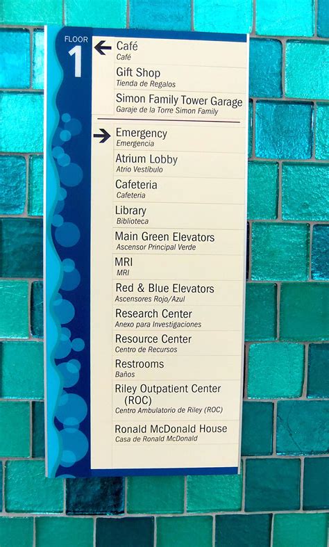 Hospital Wayfinding Signs Services — Nicolson Associates, Inc.