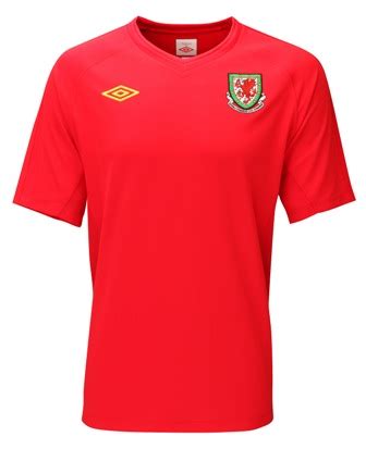 Umbro Wales Football Kit 10-12 Home | Football Kit News| New Soccer Jerseys