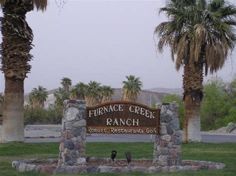 Entrance to Furnace Creek Ranch - Picture of Furnace Creek Inn and ...