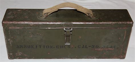 E364. EARLY WWII CAL .30 M1A1 AMMUNITION CHEST - B & B Militaria