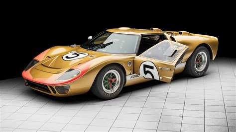 Immagine Ford GT40 1966 24 Hours of Le Mans Oro colore 2560x1440