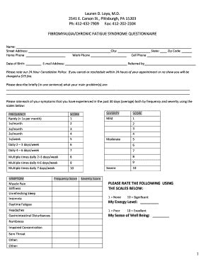 Fillable Online fibro-fatigue New Clinical Fibromyalgia Diagnostic Criteria Part 1. Symptom ...